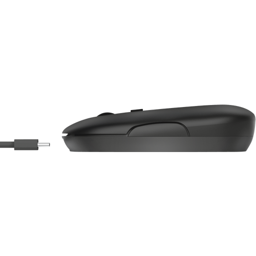 Trust Puck wls punjivi miš ultra-thin, silent/tihi, crni DPI 800-1600, obje ruke, 4 tipke slika 3