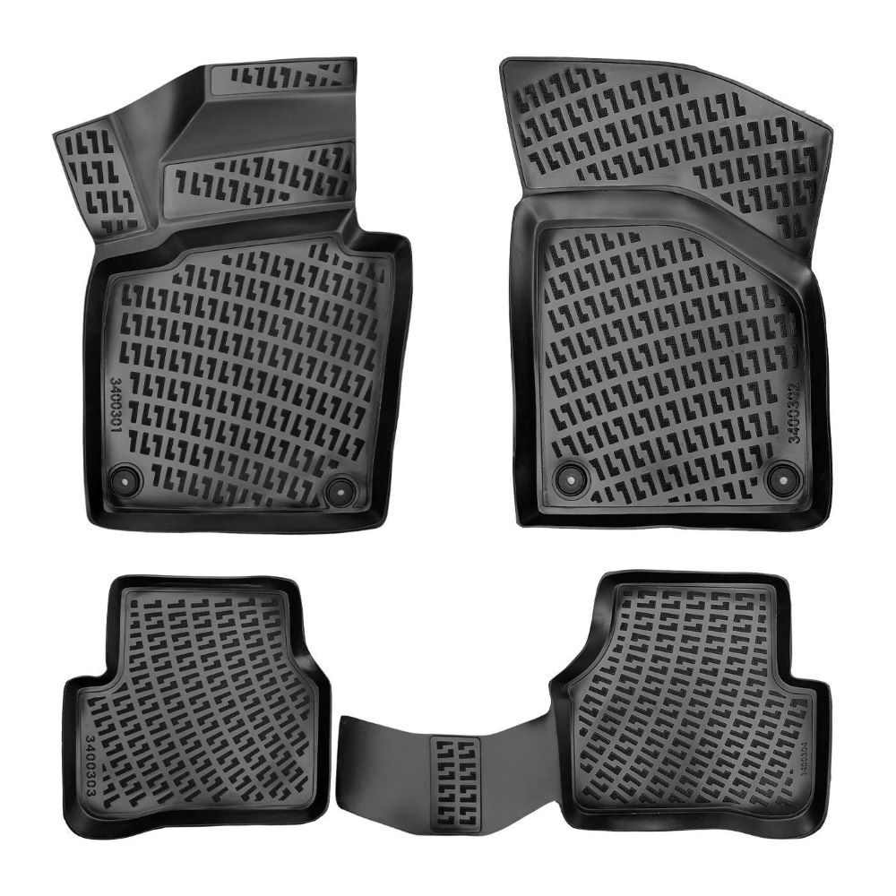 Gumene Patosnice za VW Passat B7 (2011-2014) - 3D Duboke Rizline slika 1