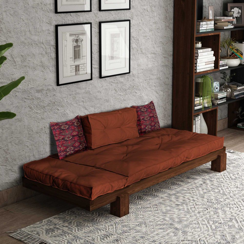 Lounger CPT8381-200, boje orah i crvena pločica slika 2