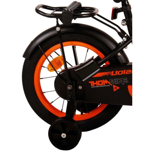 Volare dječji bicikl Thombike 14" crno-narančasti slika 4