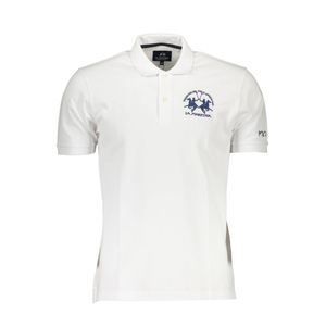 LA MARTINA POLO SHORT SLEEVE MAN WHITE