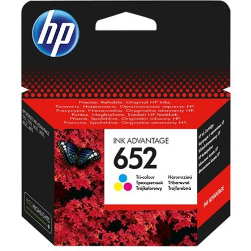 HP 652 Ink Cartridge Tri-color F6V24AE#BHK slika 1