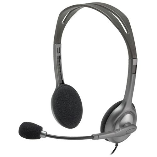 Slušalice Logitech H111, žičane, stereo, 3.5mm, crne slika 1