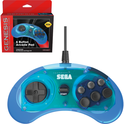 Sega PC Switch Controller MD Mini 6-B USB, plava slika 1
