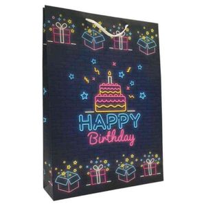 Duk15488 Ukrasna Kesa Jumbo B-Day Neon 33X45X10 Cm