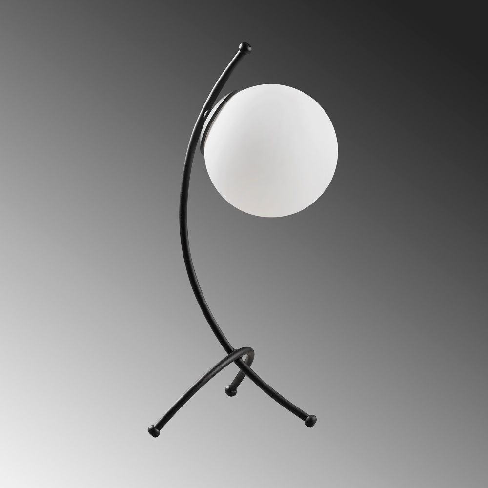 Stolna lampa Yay - 5011 u crno-bijeloj boji slika 5