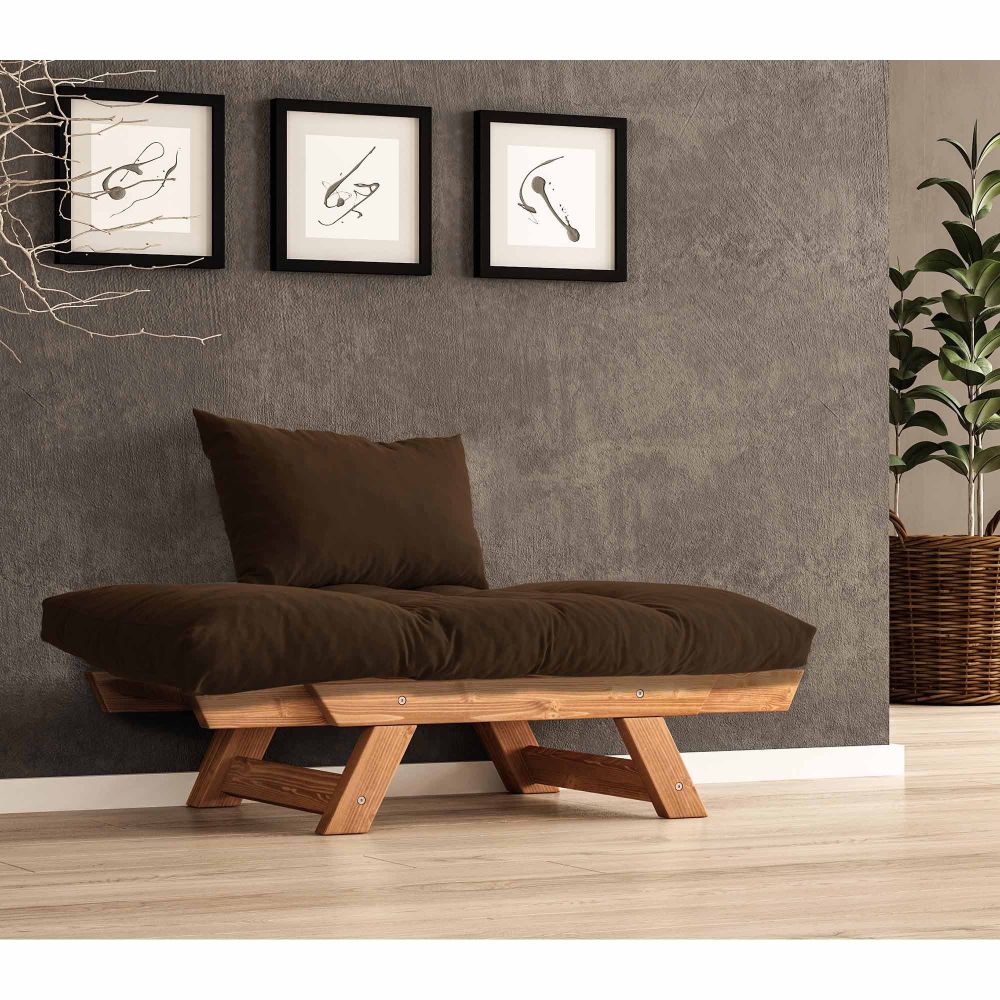 Sofa za baštu za jednu osobu, CPT8154-140, boja: smeđa jela slika 3