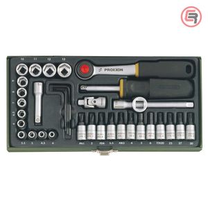 Proxxon Garnitura Nasadnih Ključeva 1/4'' 4-13mm / 36 dijelna - 23080