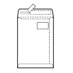 Vrećice 229x324 mm C4-BB PD strip, bijela