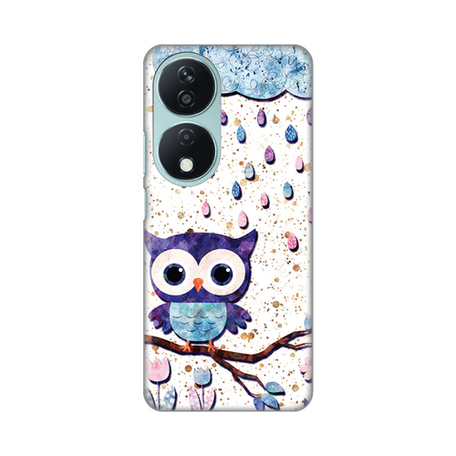 Torbica Silikonska Print Skin za Honor X7b Owl slika 1