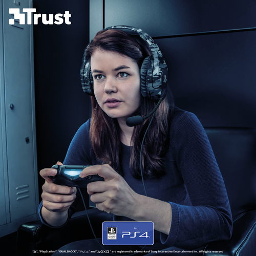 Trust gaming slušalice za PS4/PS5 GXT488 Forze sive (23531) slika 8