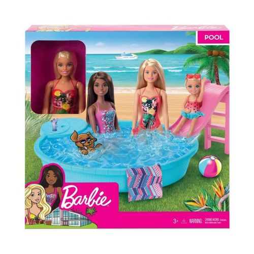 Barbie Lutka set sa bazenom slika 3