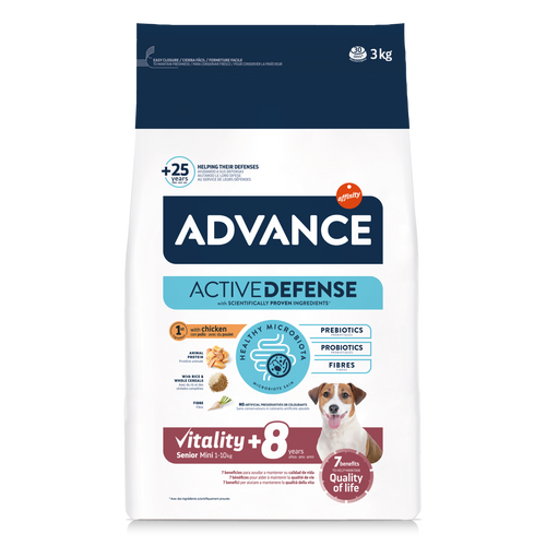 Advance Dog Adult Mini Senior 3kg slika 1