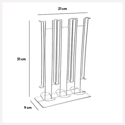 FIVE DRŽAČ ESPRESO KAPSULA 36/1 20,7X9X30,5CM METAL HROM 151053 slika 3