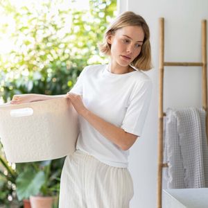 Softex Korpa za veš 45L čisti bijela