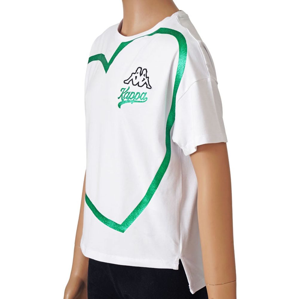 Kappa Dječija majica Logo DEPV3263F, Bijela slika 5