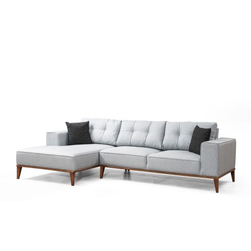 Atelier Del Sofa Montana Corner Left (Chl+3R) Svetlosivi Ugao Kauč-Krevet slika 3