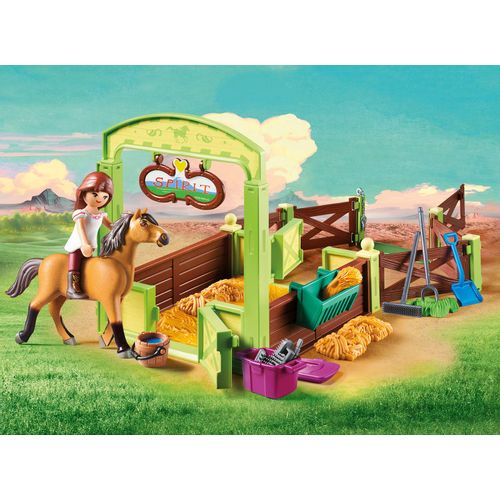 PLAYMOBIL SREĆA I DUH S ŠTALOM ZA KONJE 9478 slika 4