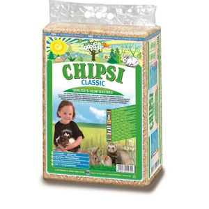 Chipsi Classic, stelja za glodavce i ptice - drvene strugotine, 60 l / 3.2 kg