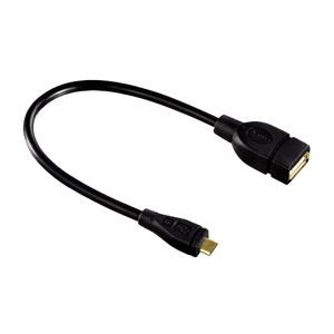 HAMA micro USB OTG kabl, 0.15m (crni) - 78426