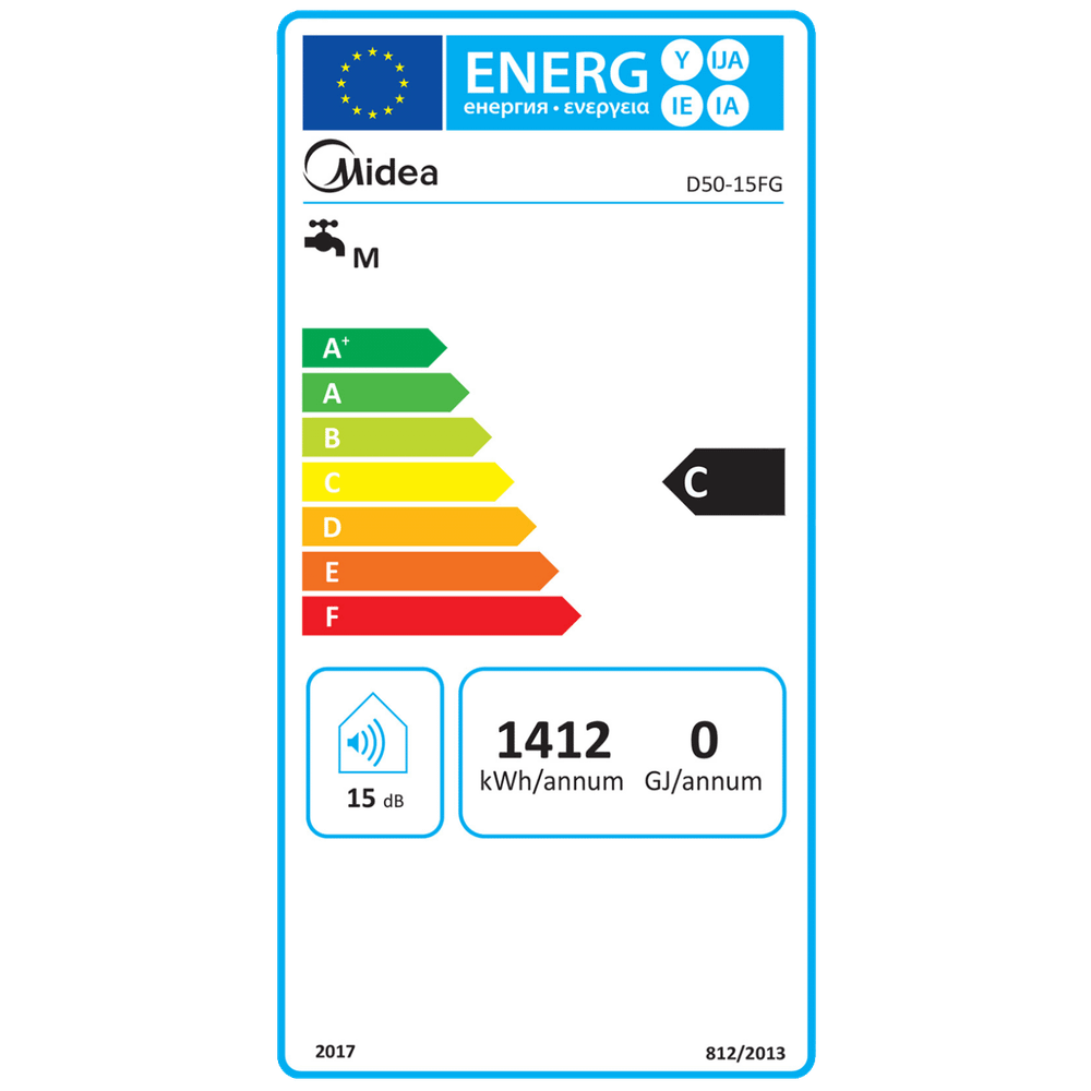 Midea Bojler 50 lit., 1500W, IPX4 - D50-15FG slika 5