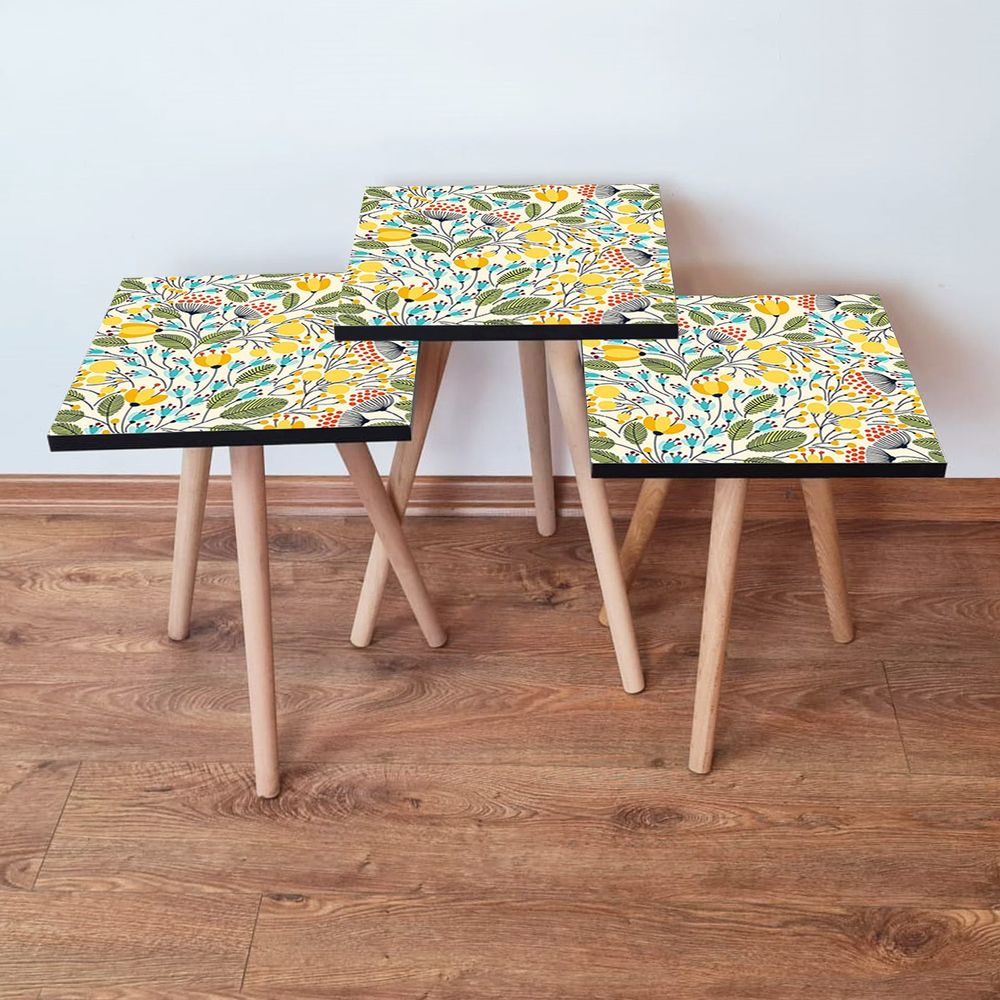Nesting Table 3Shp201 - Višenamjenski Set Stolova (3 Komada) slika 1