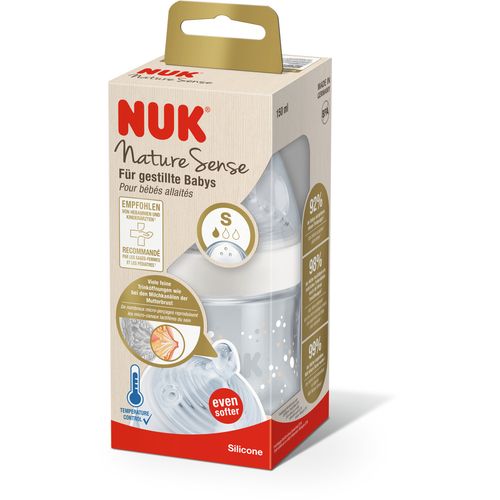 NUK plastična bočica Nature Sense s  pokazivačem temperature 150 ml 10743018 slika 1