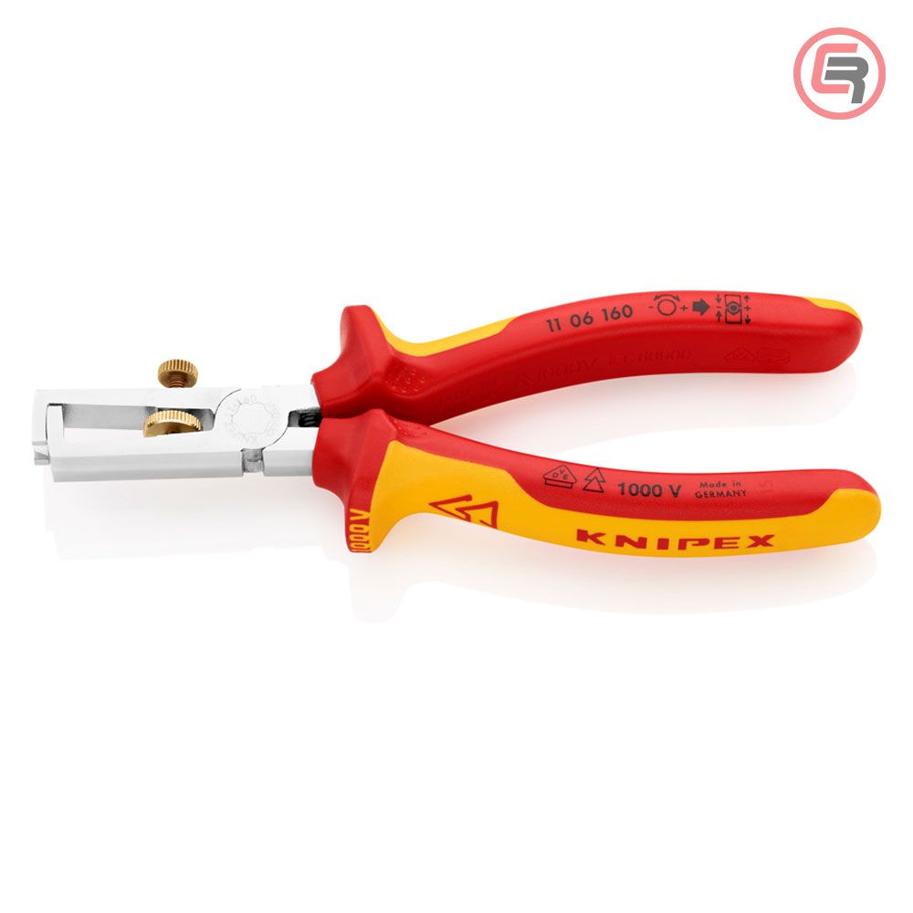 Knipex Kliješta Za Skidanje Izolacije 160mm 1000V – 11 06 160 slika 1