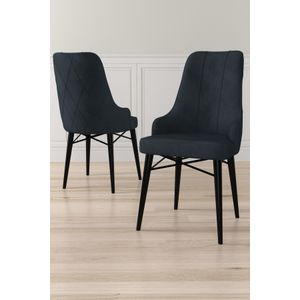 Neta - Set Crnih Stolica (4 Komada)