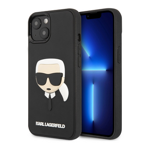 Torbica Karl Lagerfeld Hc 3D Rubber Karl Head za iPhone 13 6.1 crna (KLHCP13MKH3DBK)