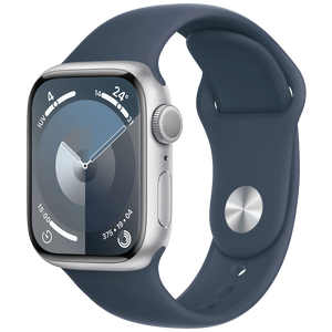 Apple SAT pametni, 1.69" LTPO OLED zaslon, vodootporan BT, WiFi - Watch Series 9 GPS 41mm Silver
