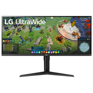 LG 34WP65G-B 34" UltraWide IPS FHD 2560x1080@75Hz, 21:9, 1000:1, 1ms, 400 cd/m², 178°/178°, 1 HDMI, 1 DisplayPort, 1 USB-C, AMD Radeon FreeSync, HDR, Tilt, Height, VESA 100, Black, 3yw