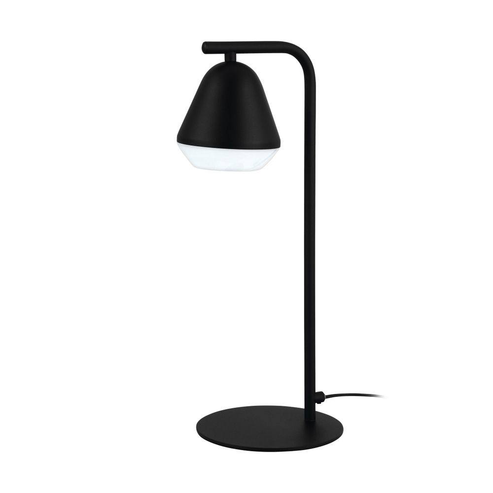 Eglo stolna lampa palbieta gu10 1x2,8w crno/saten prozirno š:170mm v:445mm slika 1