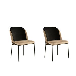 DR - 145 V2 Crni Set Stolica (2 Komada)