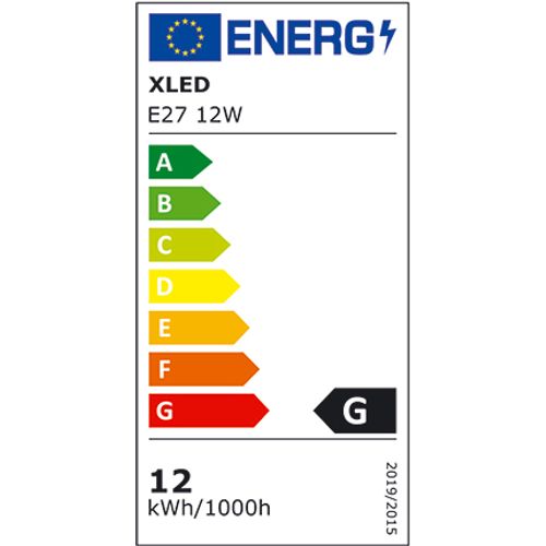 XLED E27 12W NB LED Sijalica 4000K/1055Lm/220V,Bela slika 2