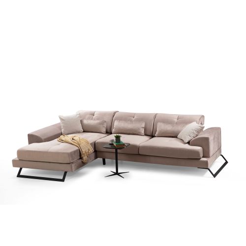 Atelier Del Sofa Frido ugaona garnitura levo orijentisana (Chl+3R) - Bež slika 12