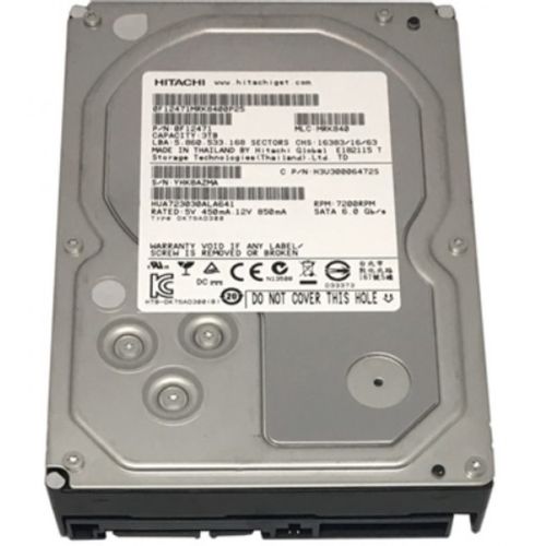 HDD 3.5 * 3TB HUA723030ALA641 HITACHI 24x7 7200RPM 64MB SATA3 RFB (3755) slika 1