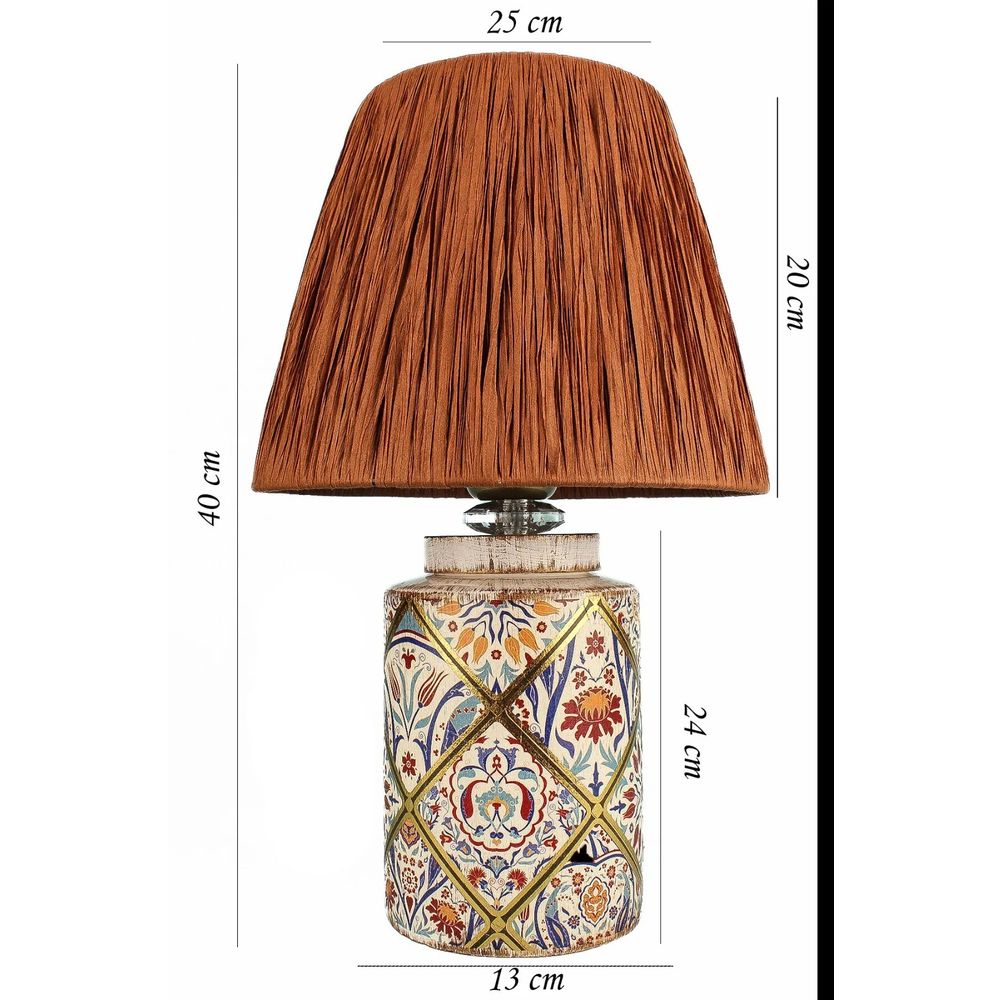 YL675 Smeđa Stolna Lampa slika 3