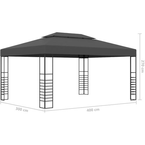 Sjenica 3 x 4 m antracit slika 14