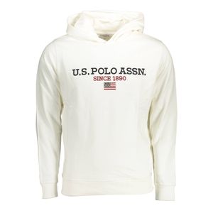 US POLO SWEATSHIRT WITHOUT ZIP WHITE MAN