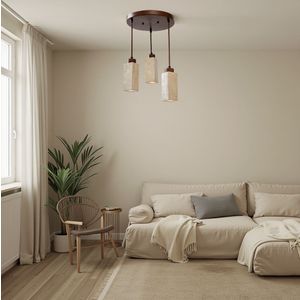 Luster Mule-C – boje: orah bež