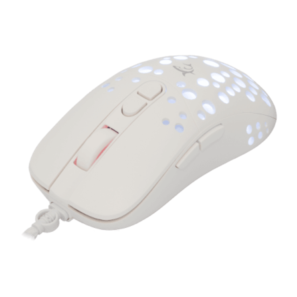 White Shark Miš GM-9004 TRISTAN-2, Bijeli RGB slika 4