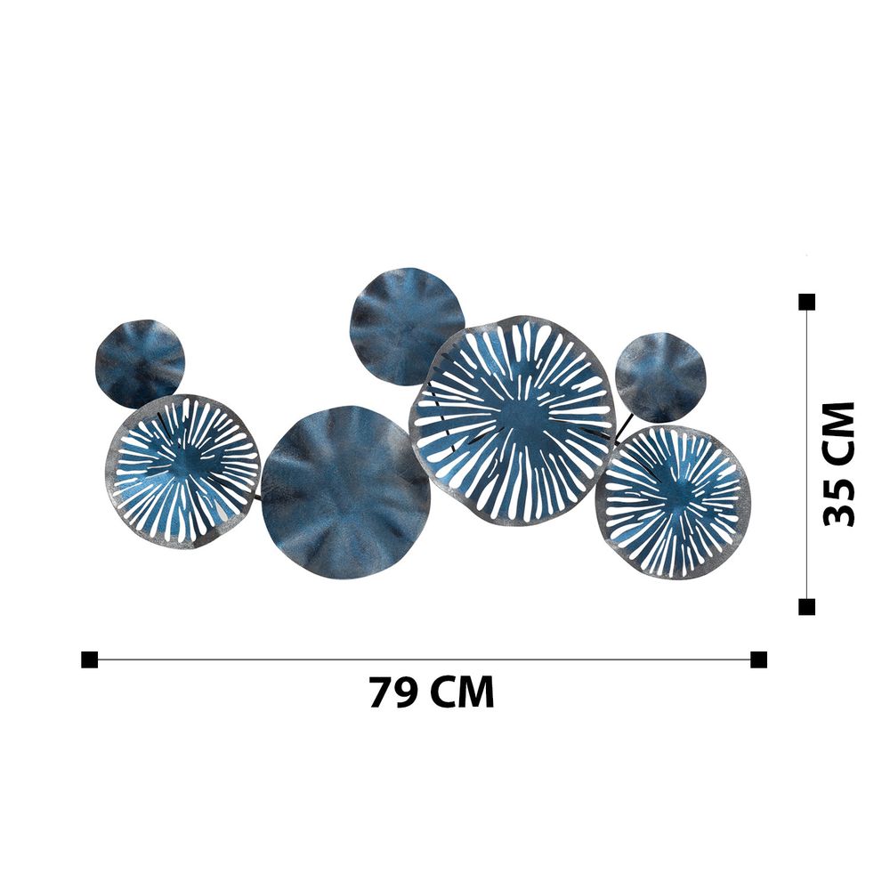 Decorative metal wall accessory Astrid - CH102-5, colour: multicolor slika 9