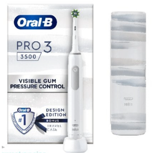 Oral-B Pro 3 White 3500+TC design edition, Električna četkica za zube slika 9