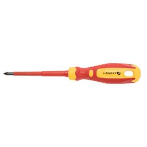 Hogert Odvijač izolirani PZ2 100 mm, 1000 V, S2, VDE, SLIM