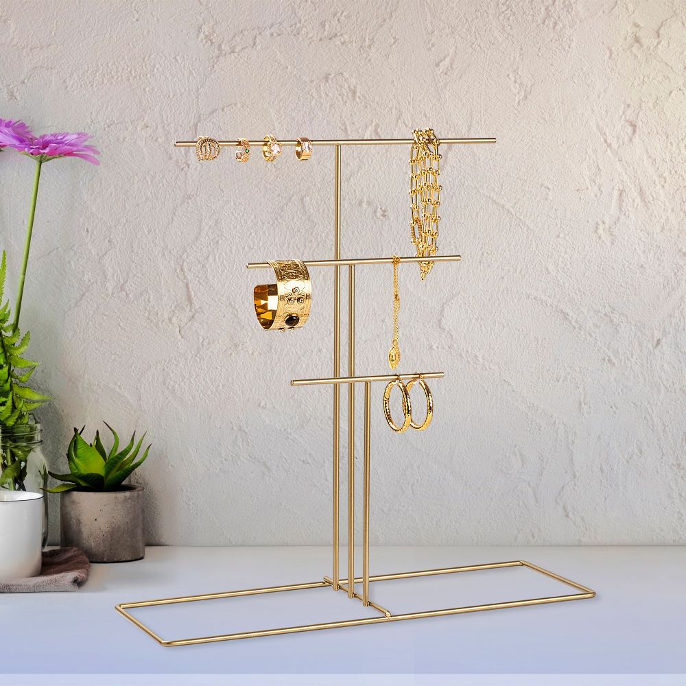 Jewellery stand organizer TK-006, colour: gold slika 3