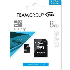 TeamGroup MICRO SDHC 8GB CLASS 10+SD Adapter TUSDH8GCL1003