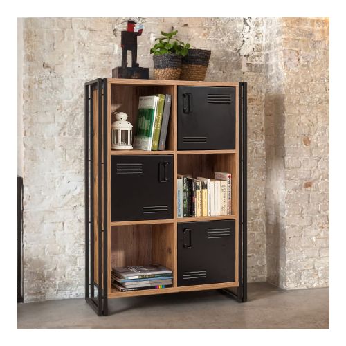 Cosmo Neva Atlantic PineBlack Bookshelf slika 2