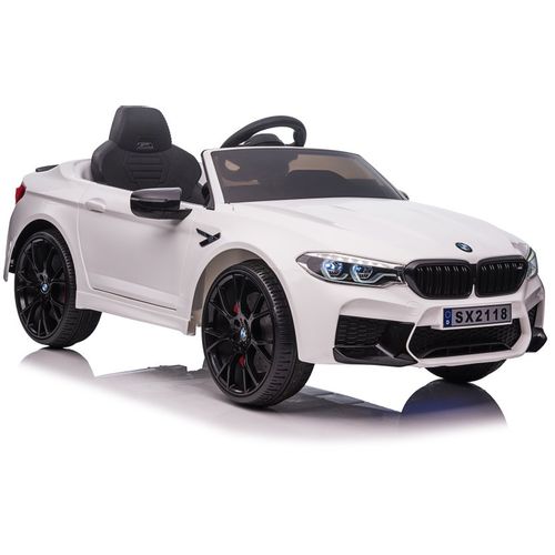Licencirani BMW M5 DRIFT bijeli - auto na akumulator slika 1