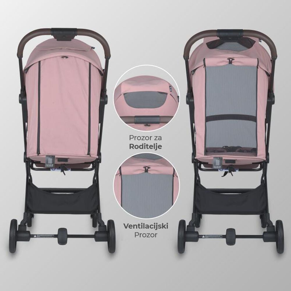 Coccolle® Kolica za bebe Melia, Blush Rose slika 8